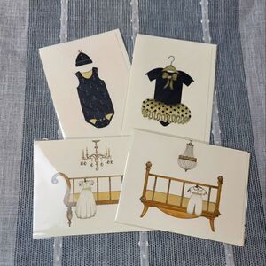 NEW- S.E. HAGARMAN Baby Shower Card Bundle (4)